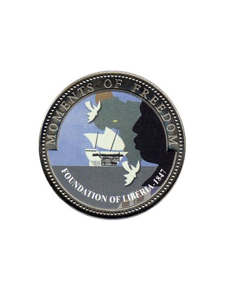 Moneta Liberia 10 Dolarów 2001 Równouprawnienie kobiet