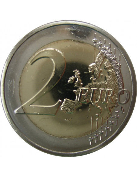 Rewers monety Malta 2 euro 2015 Pierwszy lot z Malty