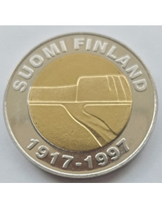 Moneta Finlandia 10 Marek 1993