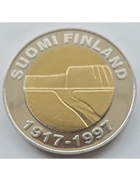 Moneta Finlandia 10 Marek 1993