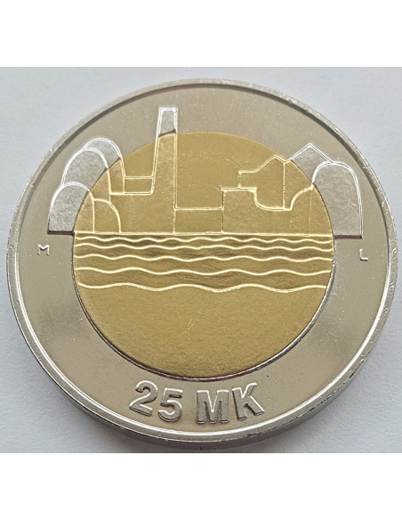 Moneta Finlandia 10 Marek 1993