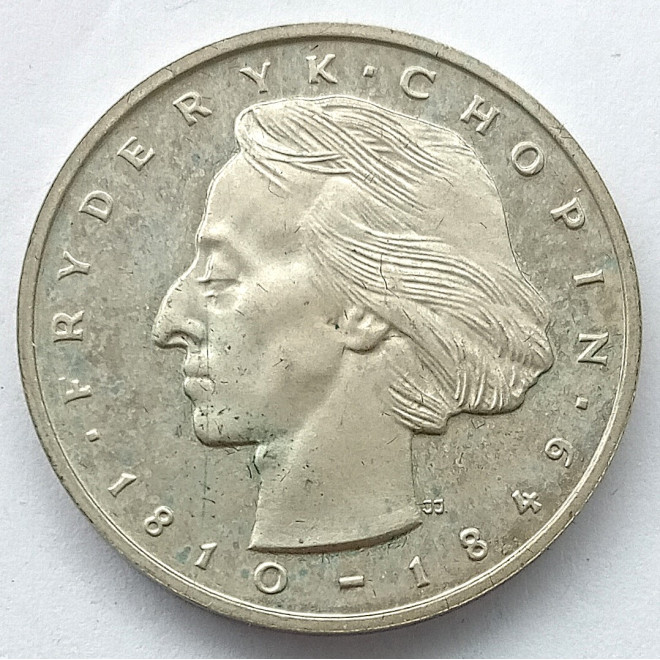 Moneta 50 Złotych 1972 Fryderyk Chopin