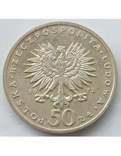 Moneta 50 Złotych 1972 Fryderyk Chopin 2