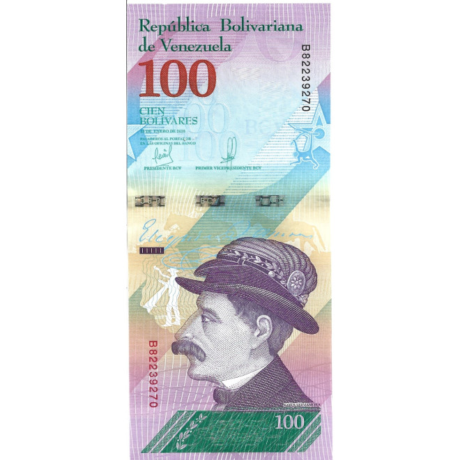 Banknot Wenezuela 2 Bolivar 2018 - UNC