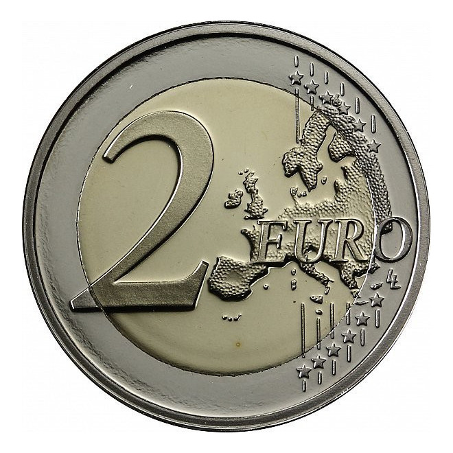 Rewers monety Malta 2 euro 2014 50 rocznica uzyskania niepodległości przez Maltę