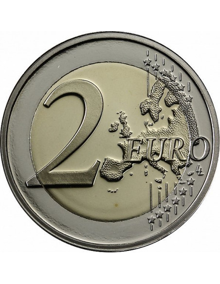 Rewers monety Malta 2 euro 2014 50 rocznica uzyskania niepodległości przez Maltę