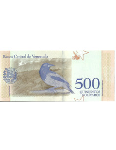 Banknot Wenezuela 500 Bolivar 2017 - UNC 2