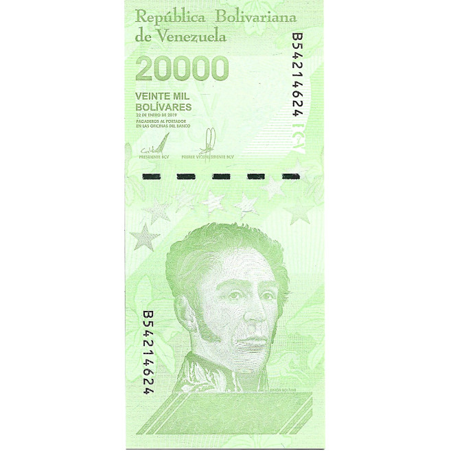 Banknot Wenezuela 10 000 Bolivar 2017 - UNC