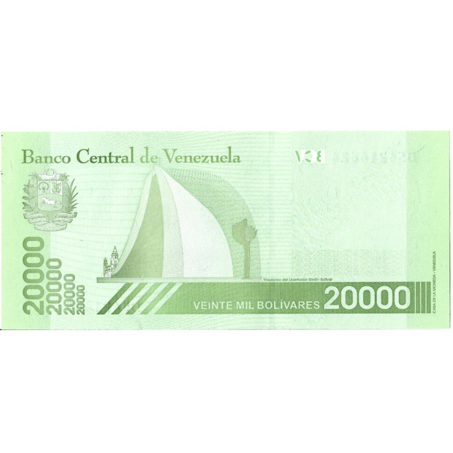 Banknot Wenezuela 10 000 Bolivar 2017 - UNC