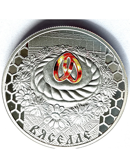 Moneta Białoruś 20 Rubli 1999  2000-lecie chrześcijaństwa