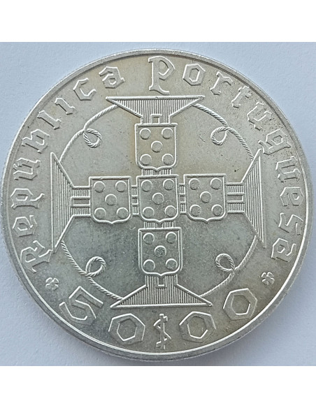 Moneta Wyspy Świętego Tomasza i Książęca 50 Escudo 1970  500 rocznica odkrycia