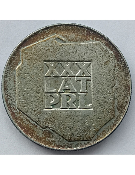 Moneta 200 Złotych 1974 (30-lecie Polskiej Rzeczypospolitej Ludowej