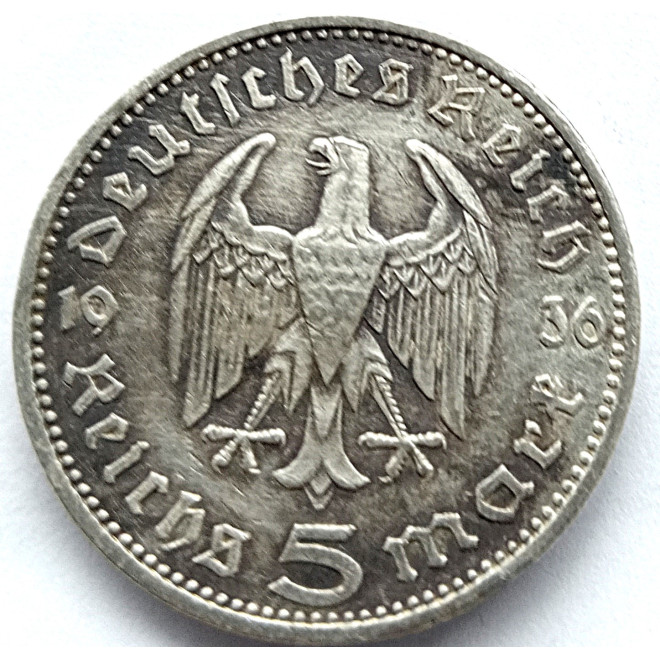 Moneta Niemcy 5 Marek 1963