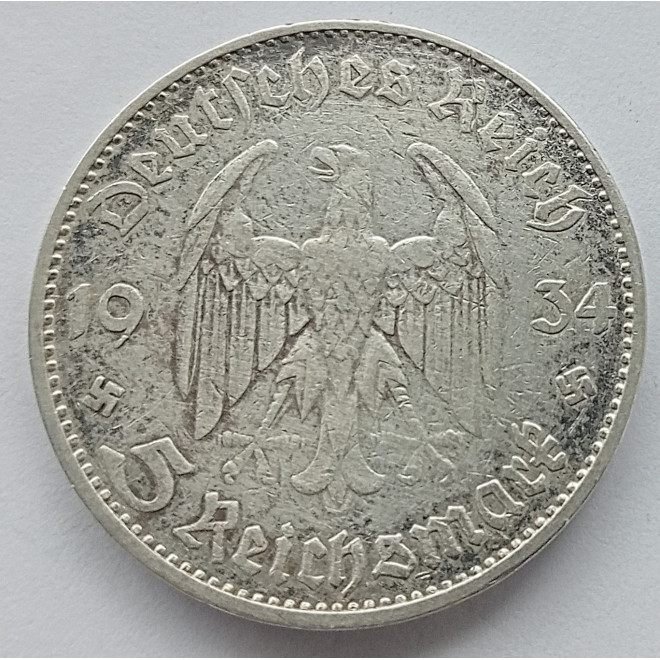 Moneta Niemcy 5 Marek 1963