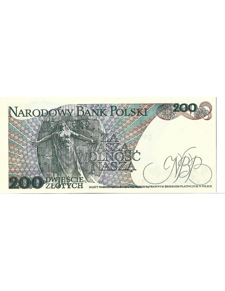 Banknot 200 Złotych 1988 - UNC