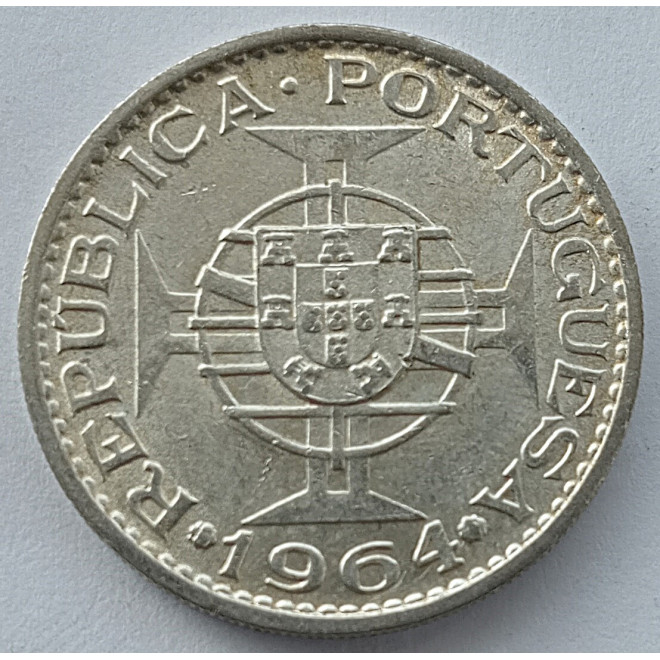 Moneta Timor Wschodni 6 Escudo Timoru Portugalskiego 1958