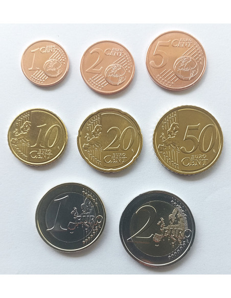 Moneta Portugalia 2002 zestaw monet 1 cent do 2 euro