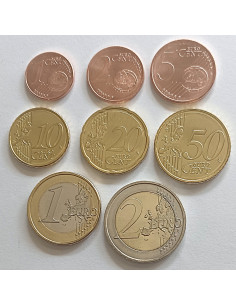 Moneta Austria 2002 zestaw monet 1 cent do 2 euro 2