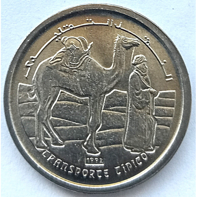 Awers monety Sahara Zachodnia 5 Peset 1992