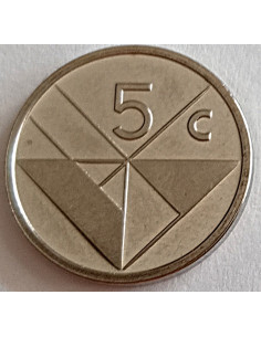 Moneta Aruba 5 Centów 1986 2