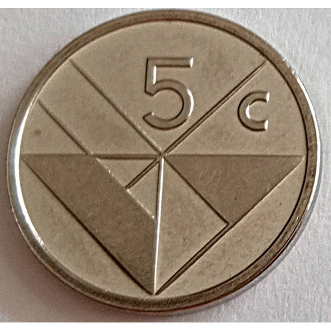 Moneta Aruba 5 Centów 1986