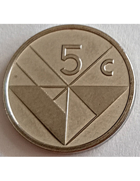 Moneta Aruba 5 Centów 1986