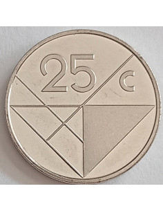 Moneta Aruba 25 Centów 1986 2