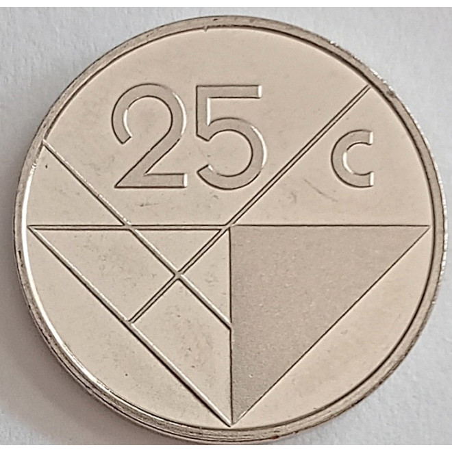 Moneta Aruba 25 Centów 1986