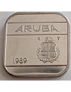 Moneta Aruba 50 Centów 1986