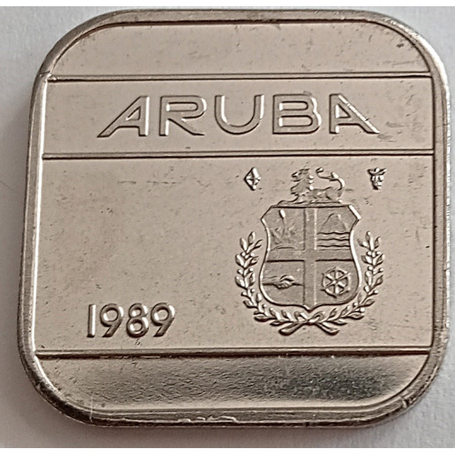 Moneta Aruba 50 Centów 1986