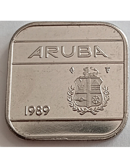 Moneta Aruba 50 Centów 1986