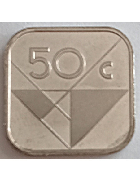 Moneta Aruba 50 Centów 1986
