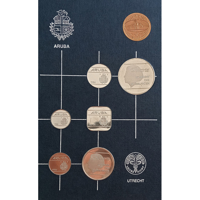 Moneta Aruba 2,5 Florin 1986