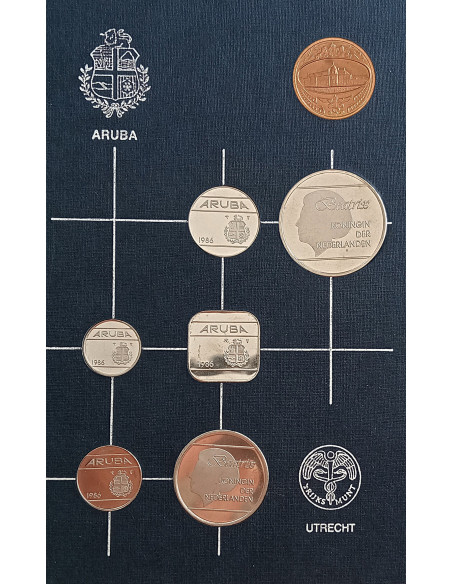 Moneta Aruba 2,5 Florin 1986