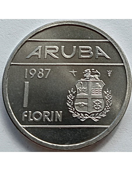 Moneta Aruba 1 Florin 1986