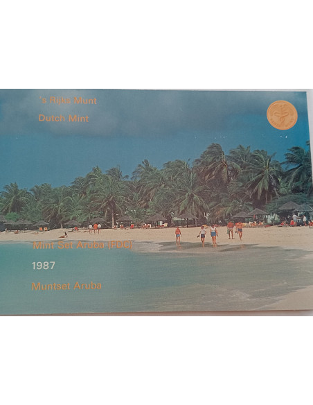 Moneta Aruba 2,5 Florin 1986