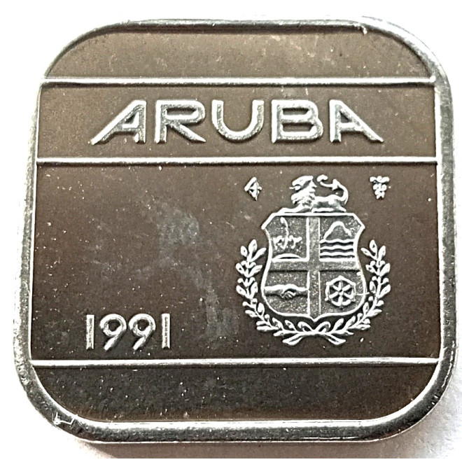 Moneta Aruba 50 Centów 1986