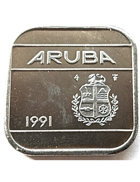 Moneta Aruba 50 Centów 1986