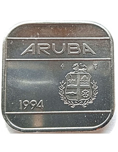 Awers monety Aruba 50 Centów 1986 2