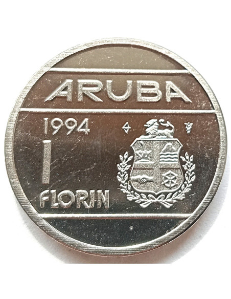 Moneta Aruba 1 Florin 1986