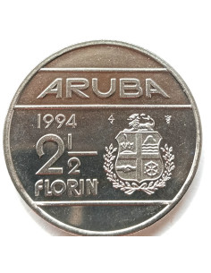 Rewers monety Aruba 25 Florin 1986 2