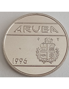 Awers monety Aruba 5 Centów 1986 2