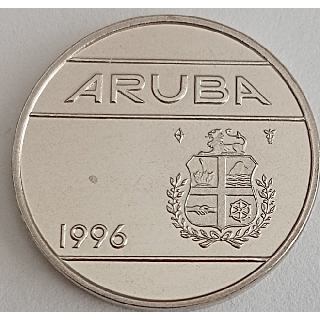 Moneta Aruba 25 Centów 1986