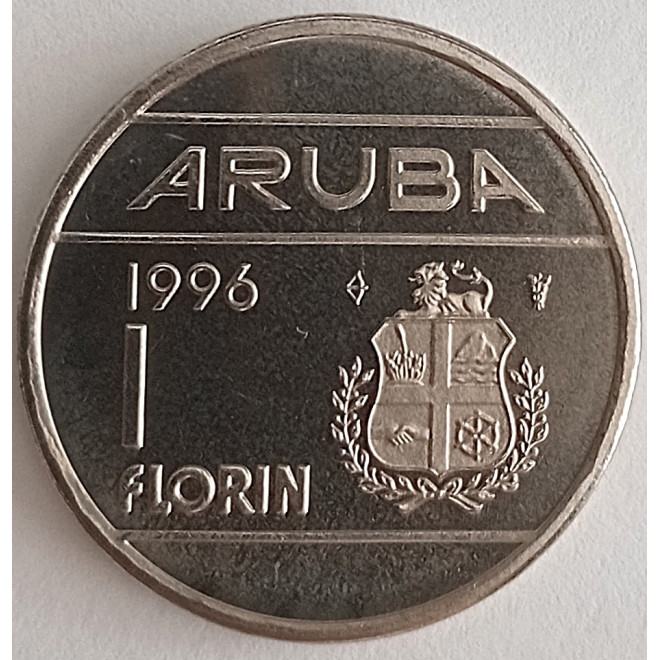 Moneta Aruba 1 Florin 1986