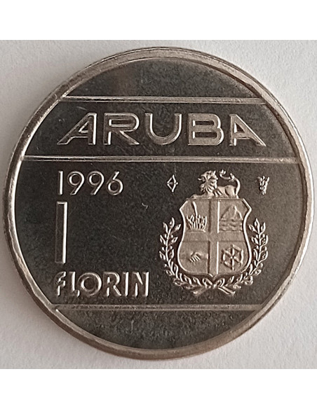 Moneta Aruba 1 Florin 1986