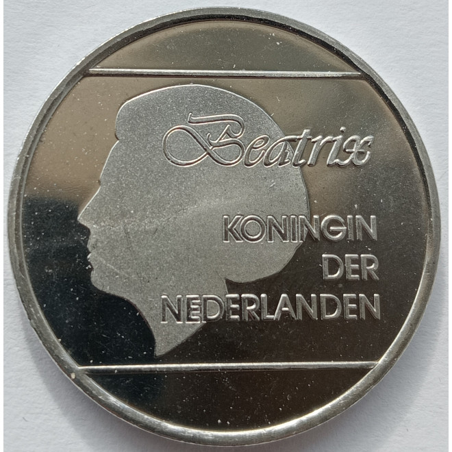 Rewers monety Aruba 25 Florin 1986