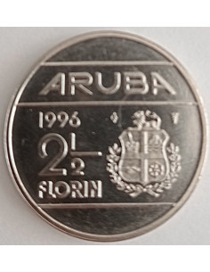 Rewers monety Aruba 25 Florin 1986 2