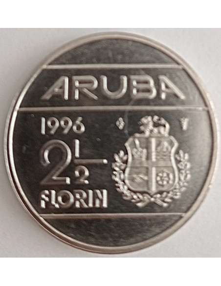 Moneta Aruba 2,5 Florin 1986