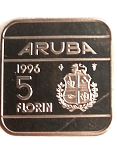 Moneta Aruba 2,5 Florin 1986