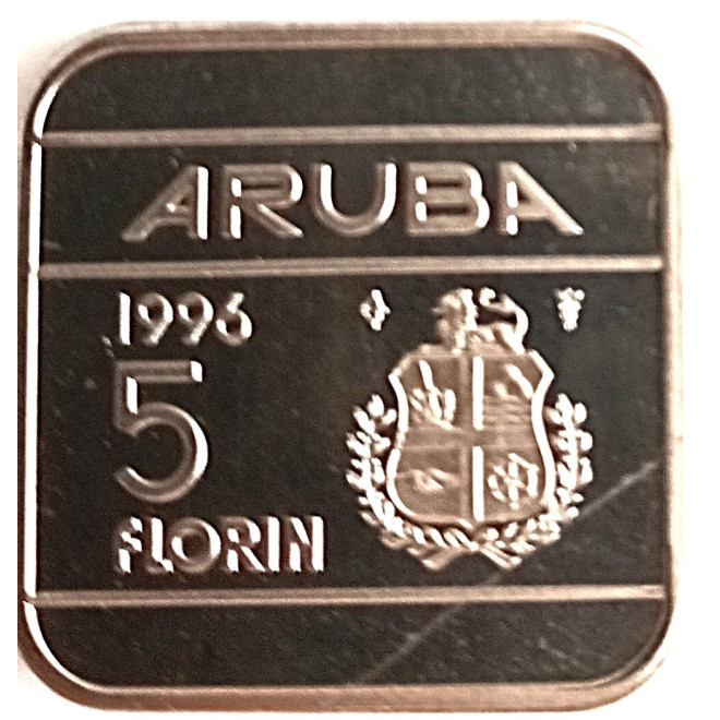 Moneta Aruba 2,5 Florin 1986